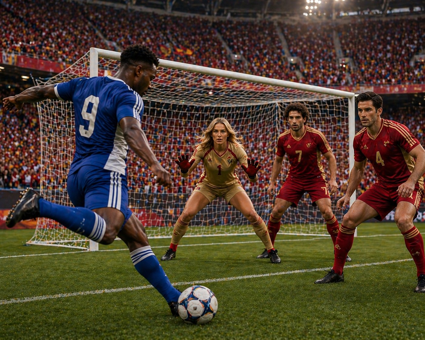Saber Jets on the soccer pitch